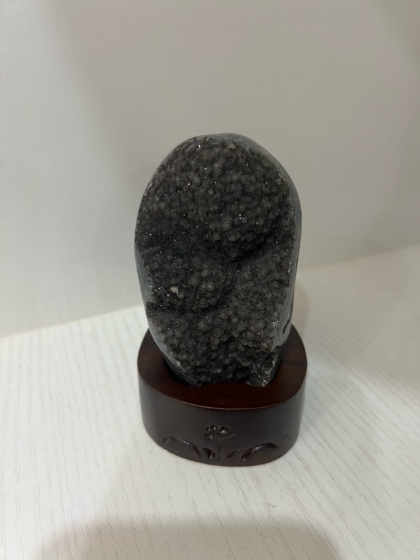 天然水晶墨绿色软糖波波球满天星，非常稀罕美货