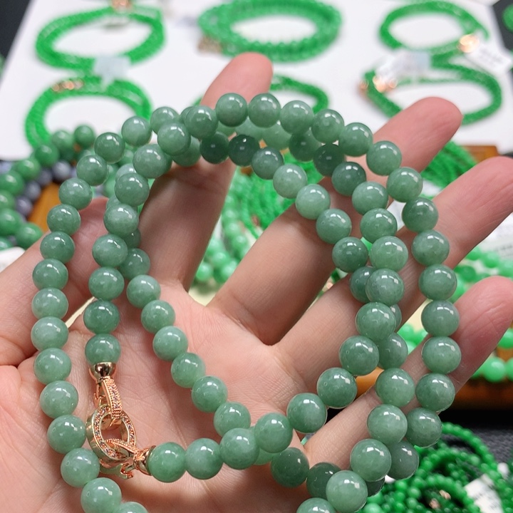 翡翠未镶嵌手链翡翠