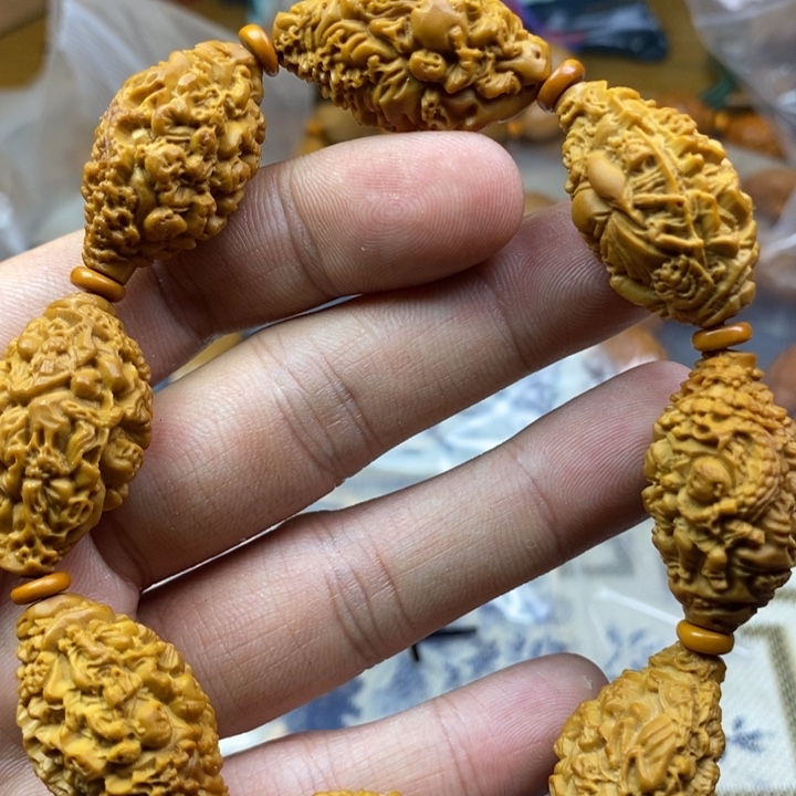 橄榄核手串/手链橄榄核雕工艺手串