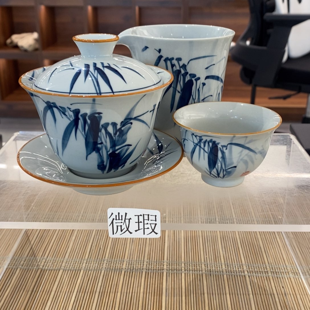 釉下彩手工绘制手工绘制