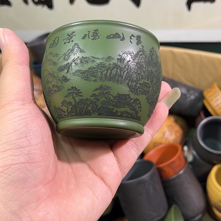 茶杯紫砂全手工紫砂主人杯