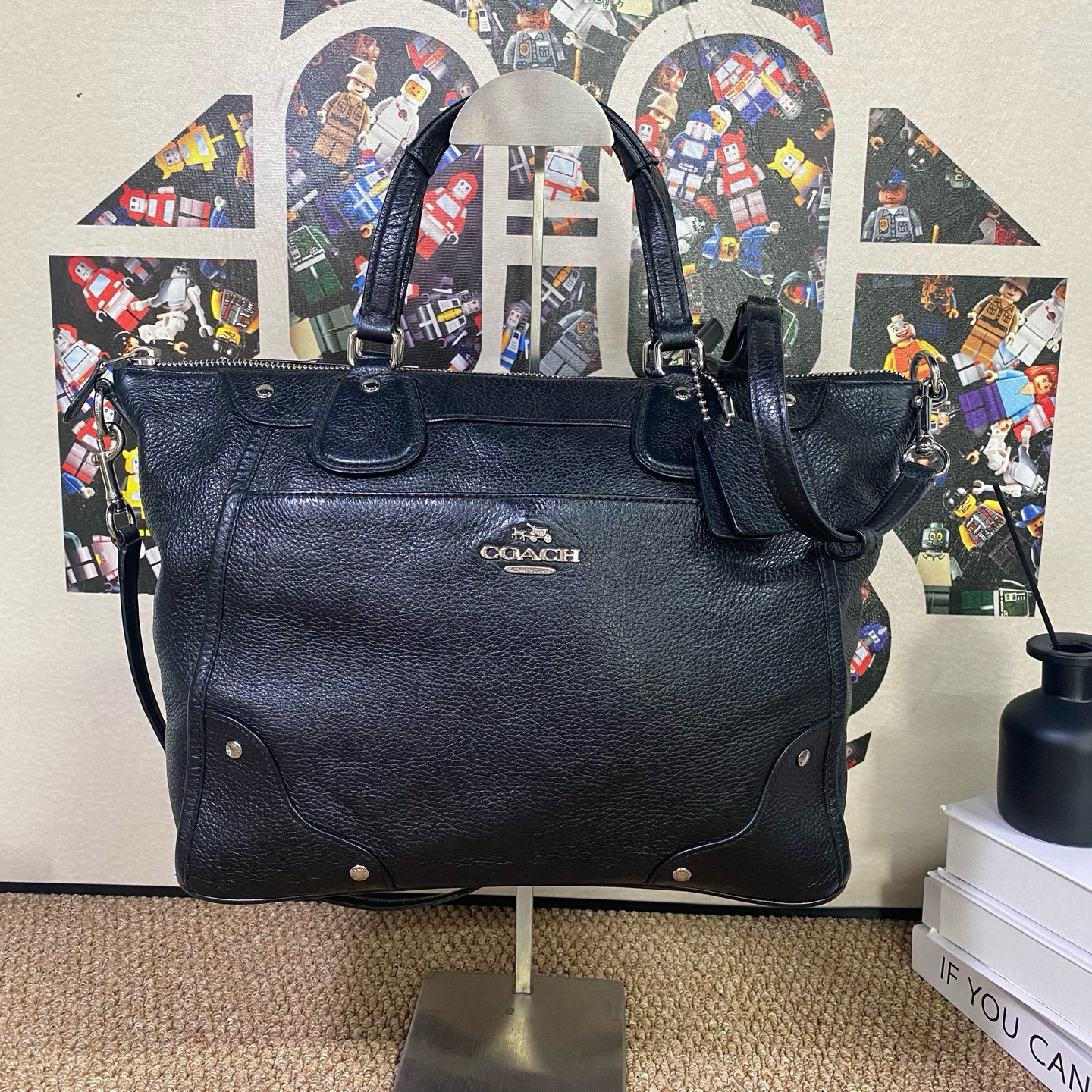 95新 COACH/蔻驰 21414斜挎包30*23