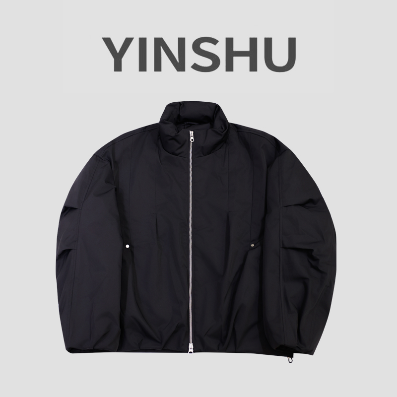【YINSHU】2025时尚新款户外防风防水重磅90新国标白鸭羽绒服25060