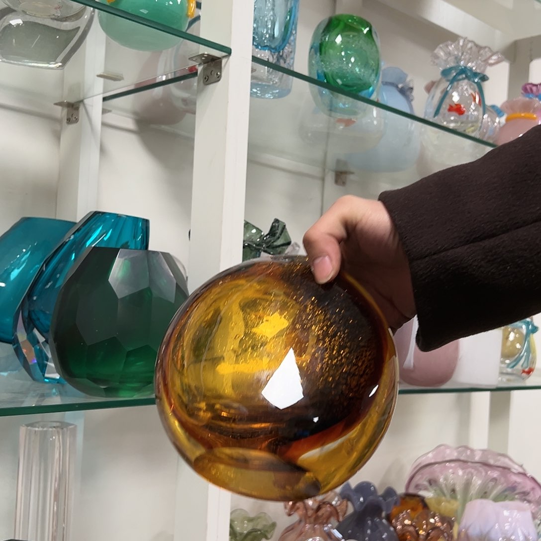 琉璃高17轻奢琉璃花器微瑕福利