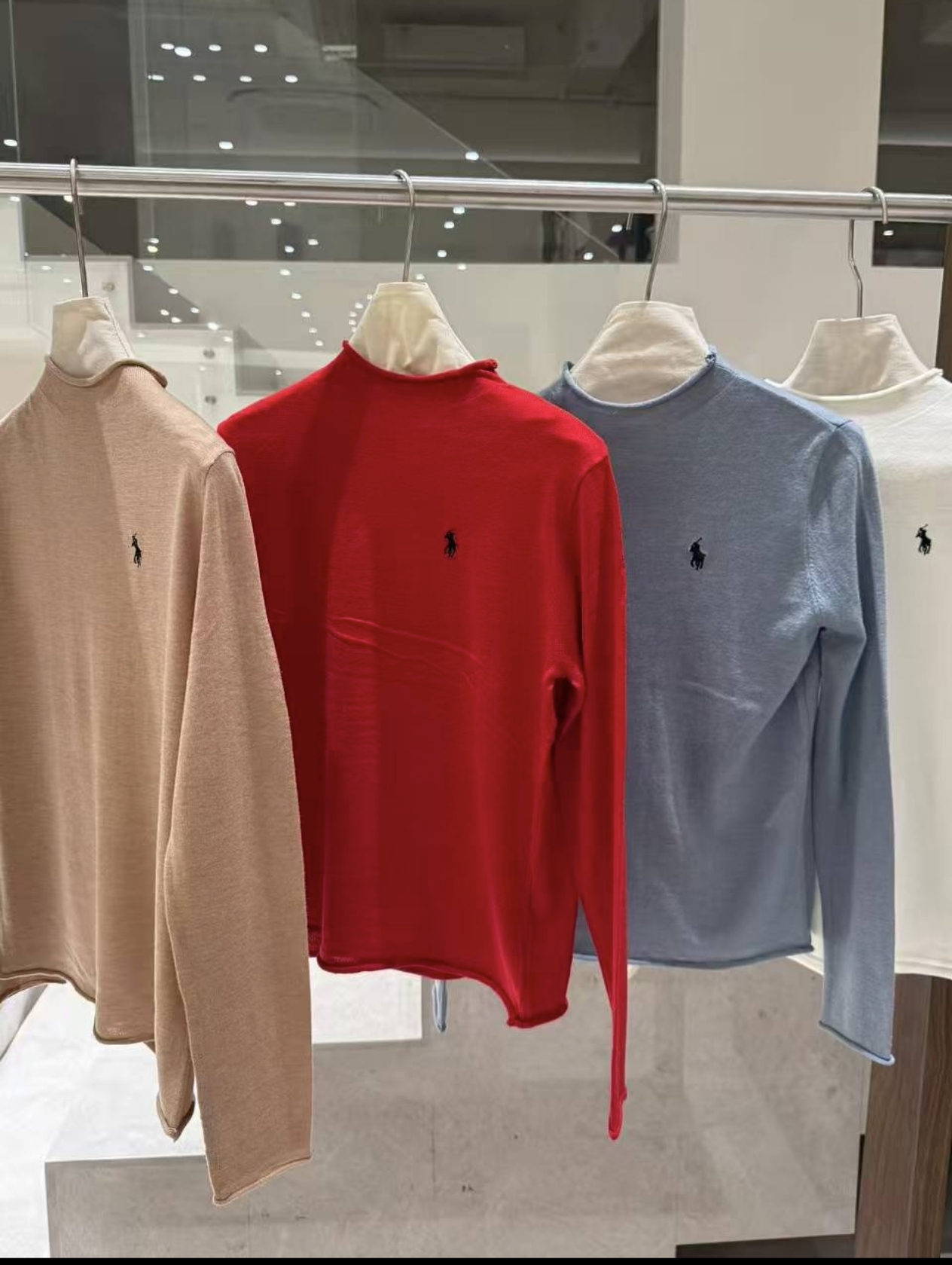 鑫燃KIKI  羊毛混纺时尚休闲百搭圆领长袖打底毛衣  257126  MHT