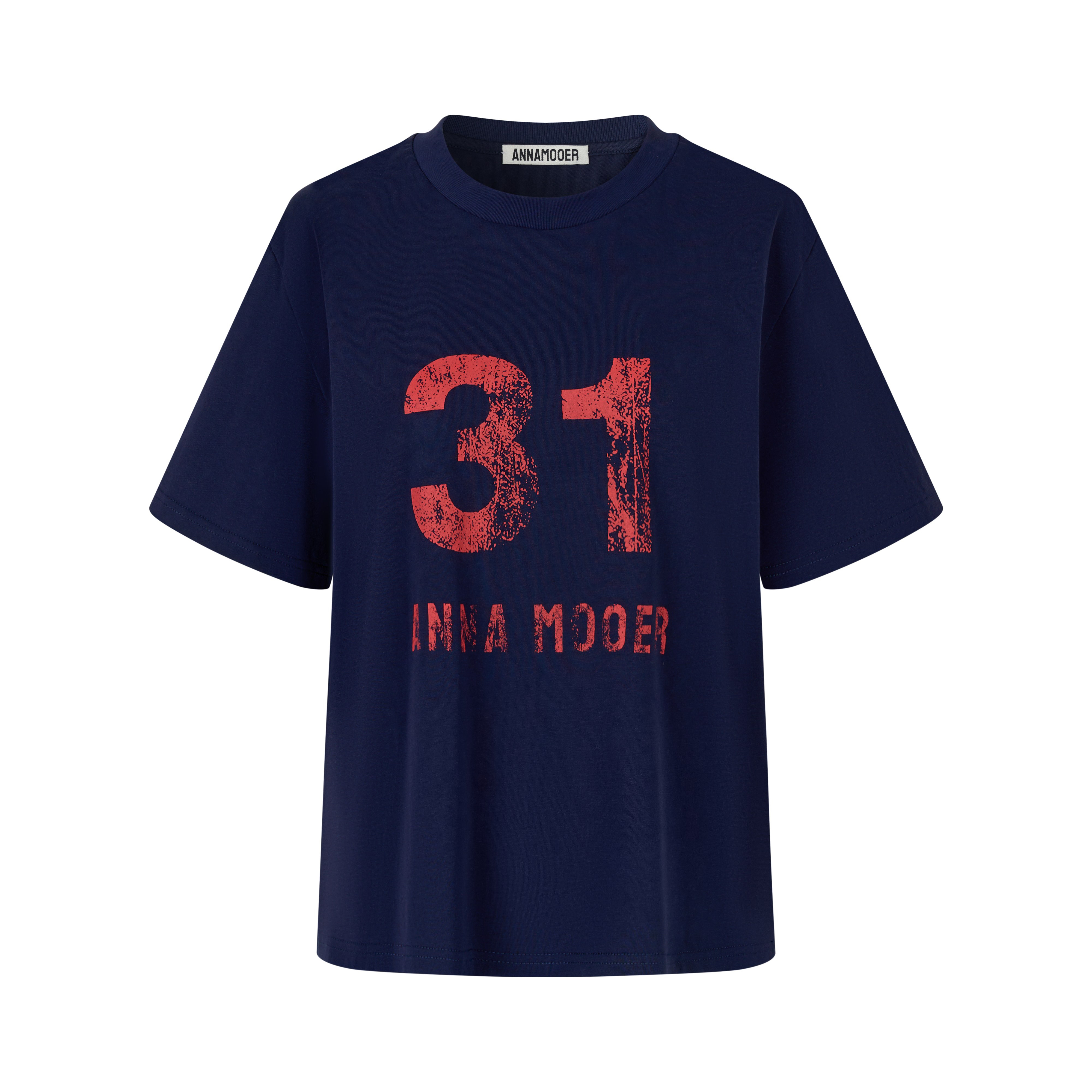 ANNAMOOER 设计师品牌复古印花短袖T恤8052  AM81Z39