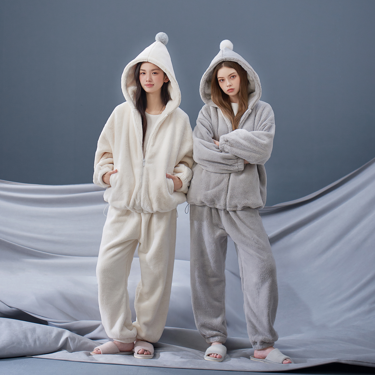 思莉太太珊瑚绒睡衣女款爆款2025新款加绒长袖秋冬季女孩家居服