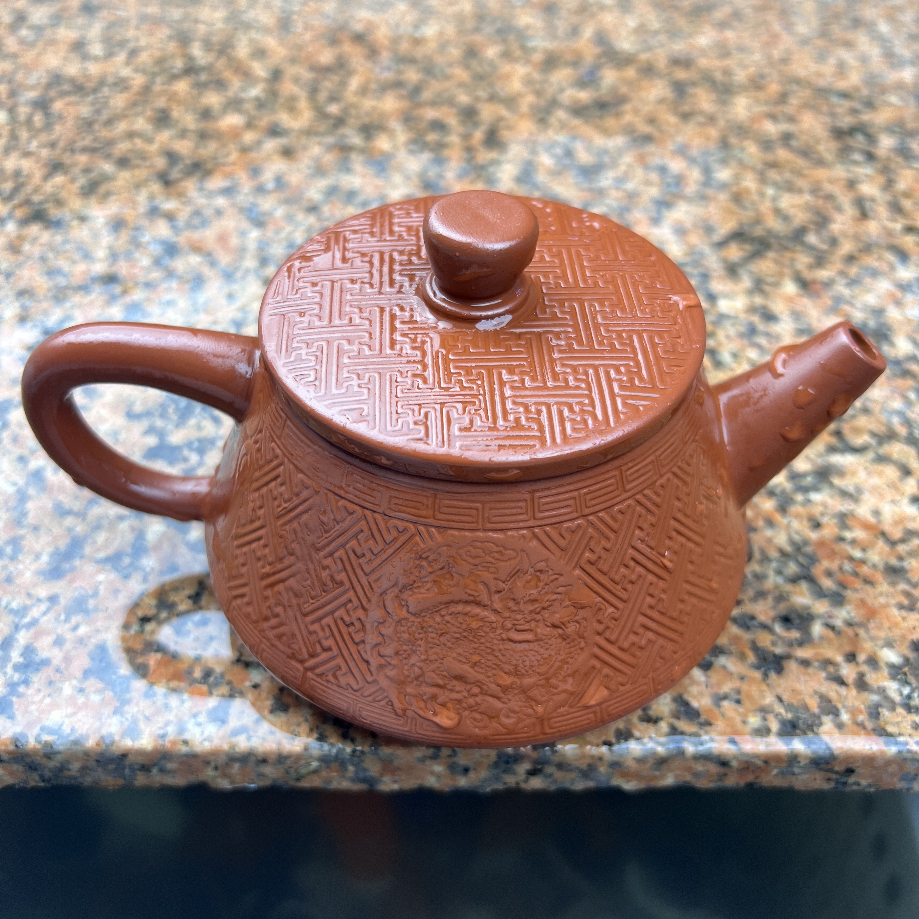 【闪购商品】手工朱泥石瓢壶