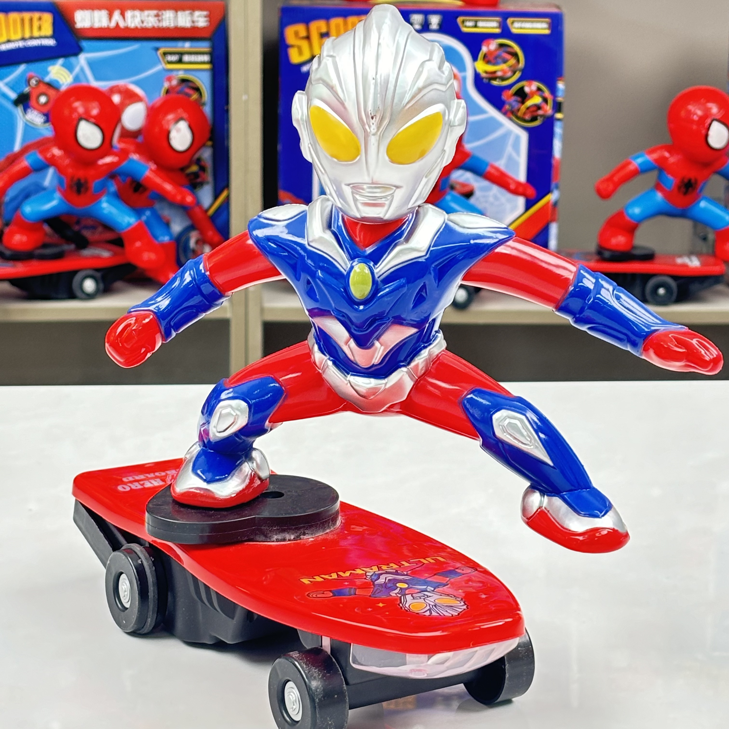 【爆火】滑板车耐摔耐玩玩具跌倒翻起超【需自备3个5号电池】【电商装】