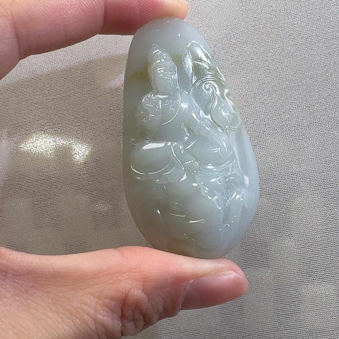 和田玉颈饰未镶嵌米达33g