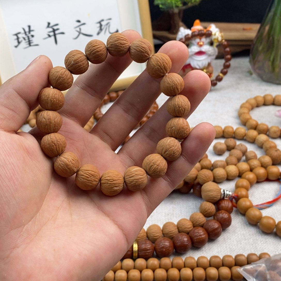 【闪购商品】猴头核桃手串强***玩凤羽13全品