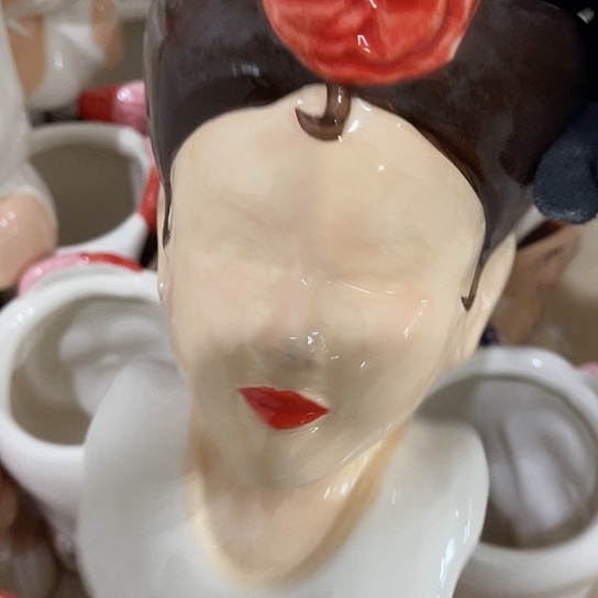 多肉绿植陶瓷花盆9.9包邮，有孔