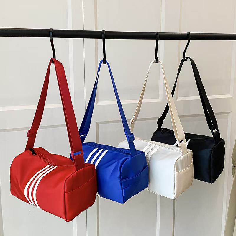 小众吐司包女大容量包防水牛津布休闲条纹单肩包夏季百搭斜挎包女