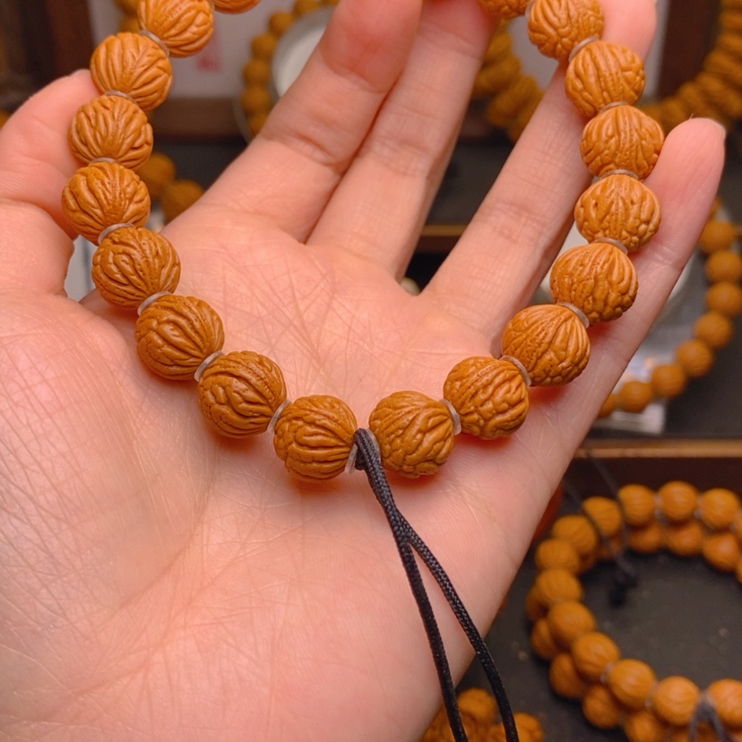 【闪购商品】桃核手串用****9龙文桃核