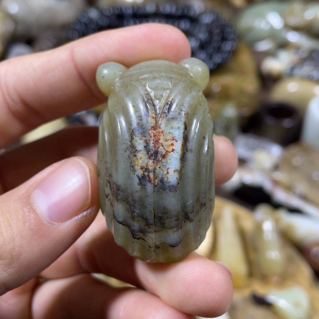 和田玉吊坠(不含链)未镶嵌