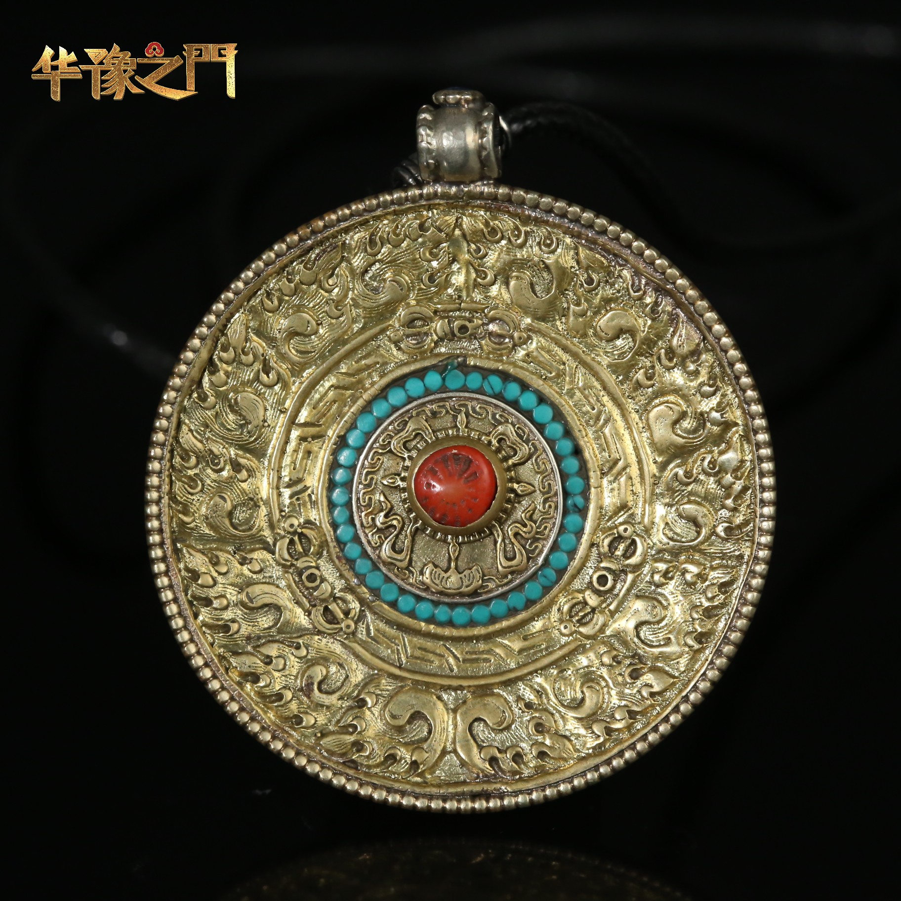十九世纪镶嵌九宫八卦牌【华豫之门】AABS2506263012