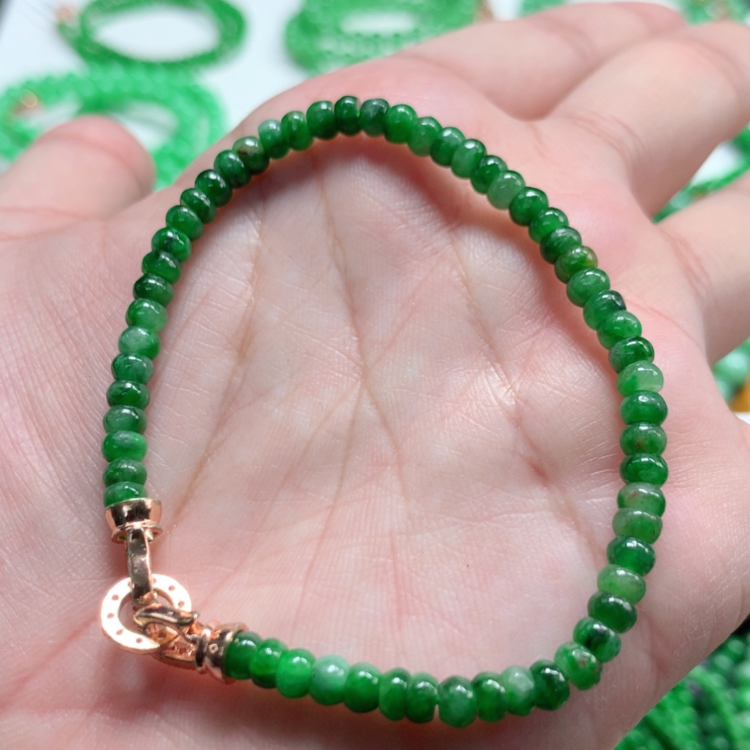 翡翠未镶嵌手链翡翠