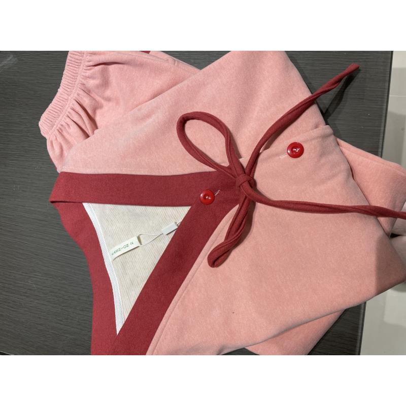 【双层纱系列】编号401-499 秋冬新款女士睡衣家居服 长袖卡通印花