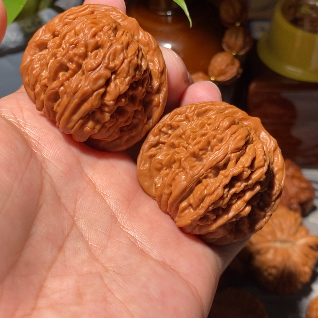 香****把件文玩核桃013四座楼44尺全品头货