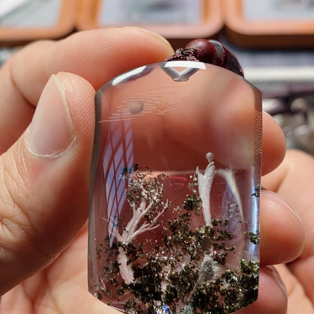 水晶吊坠(不含链)未镶嵌