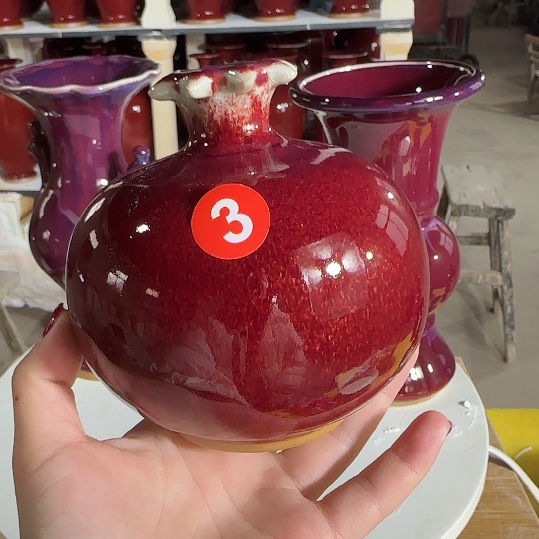 摆件陶郑家钧窑摆件