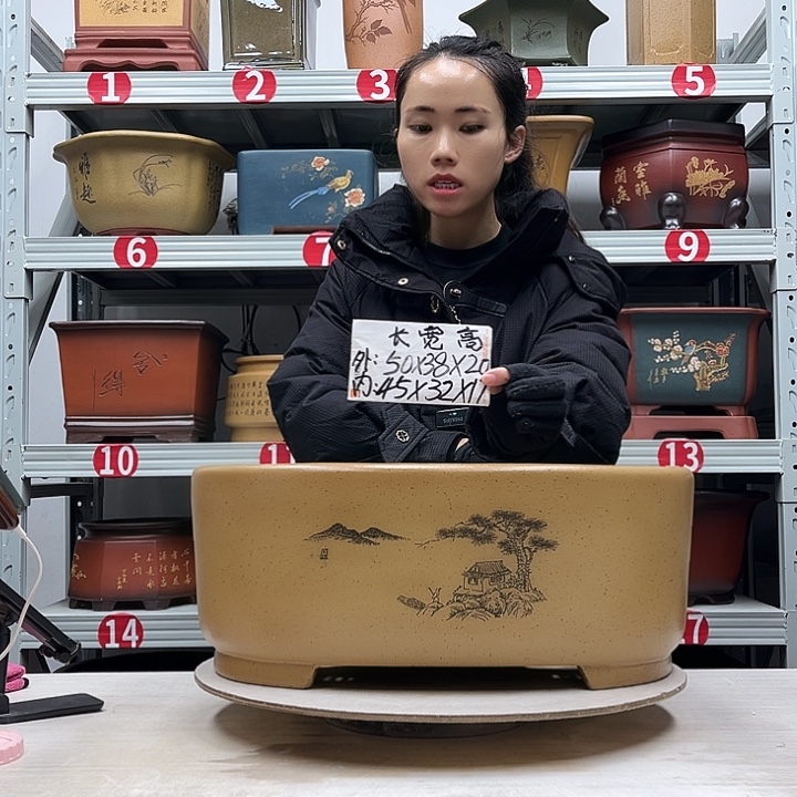 紫砂花盆紫砂花盆