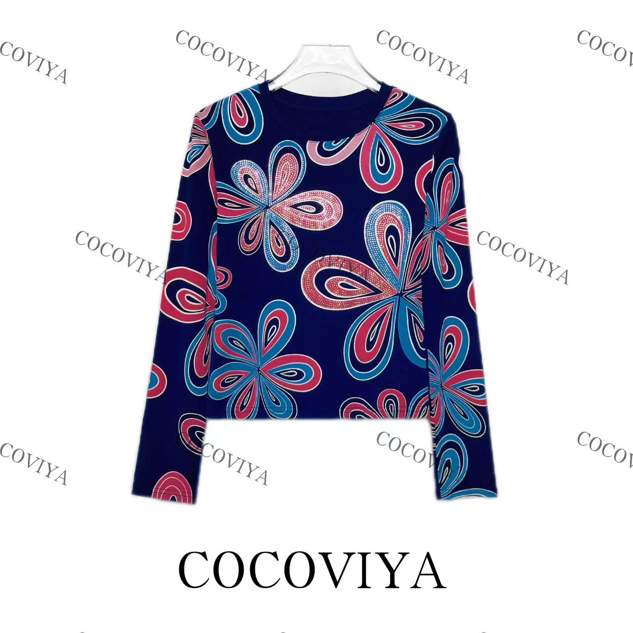 【XY】COCOVIYA 设计感春夏打底时尚百搭休闲上衣26C-265