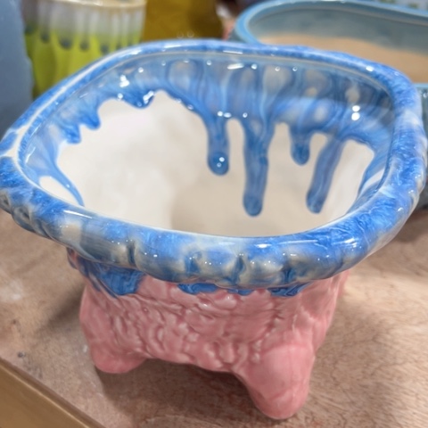 陶瓷满9包邮都是福利花盆