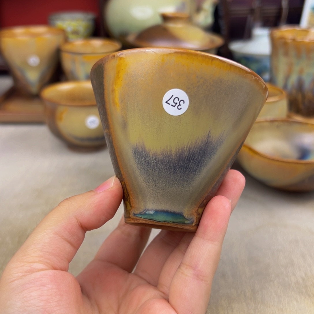 杯纯手工柴烧主人杯