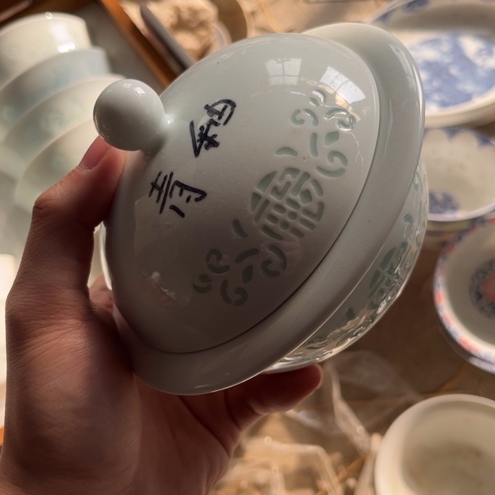 碗陶景德镇高温细白瓷餐具