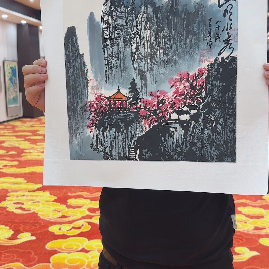 国画艺术家的作品