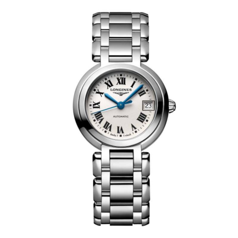 99新 Longines/浪琴 心月罗马数字盘钢带全原装女表机械30.5盘HZ