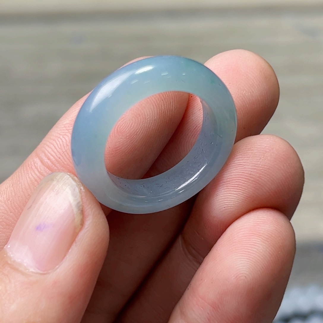 定制翡翠未镶嵌圈口23