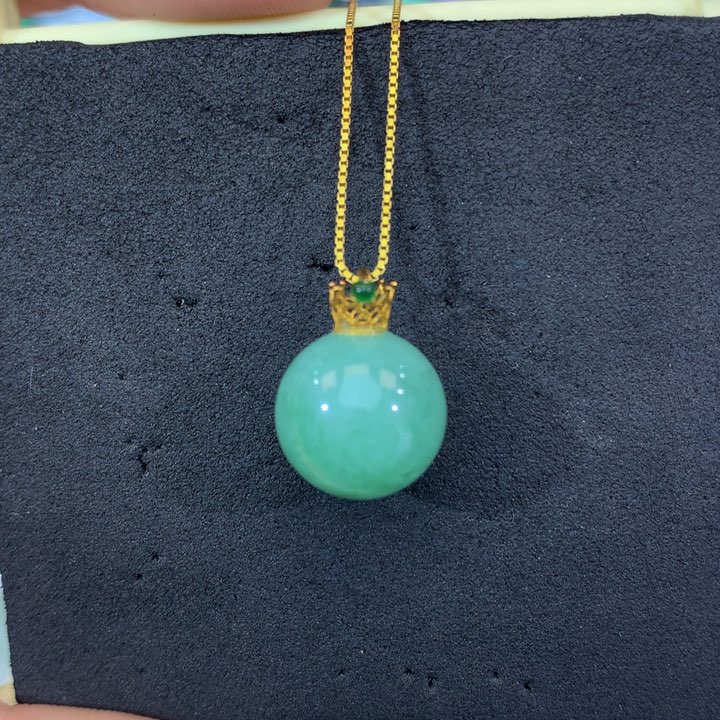 18K金镶嵌手链翡翠翡翠