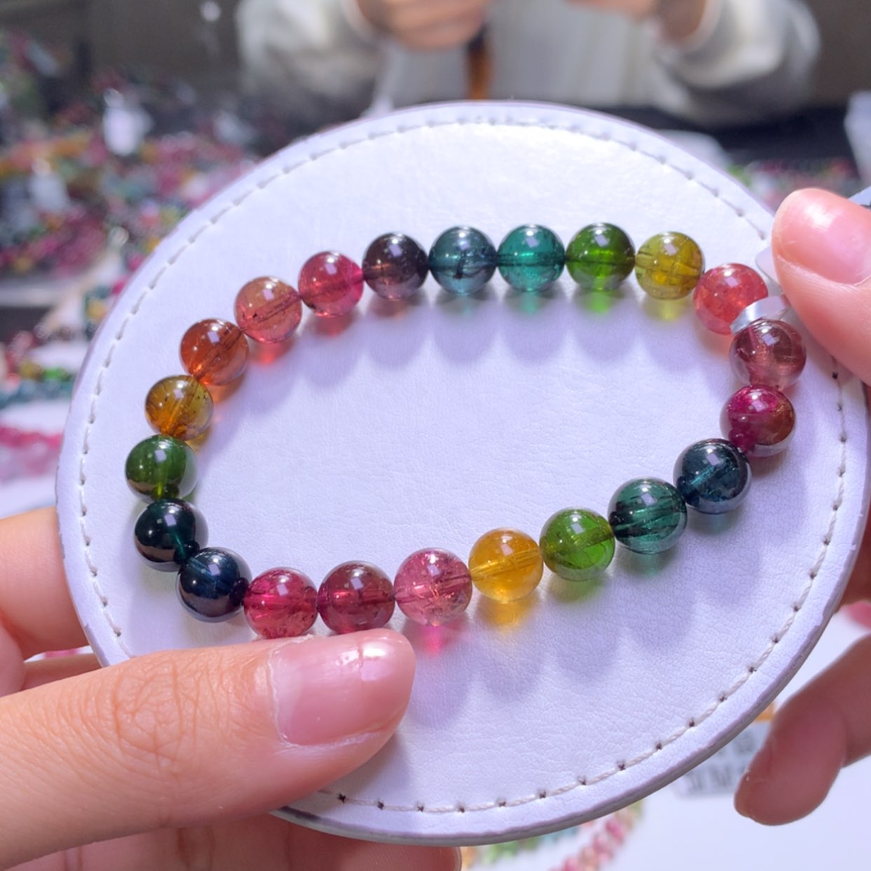 【闪购商品】未镶嵌手串碧玺8.7mm左右