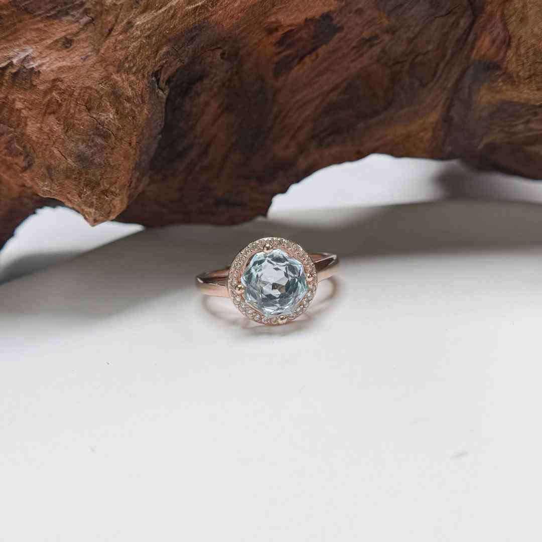 ZKHLJ308-天然托帕石戒指