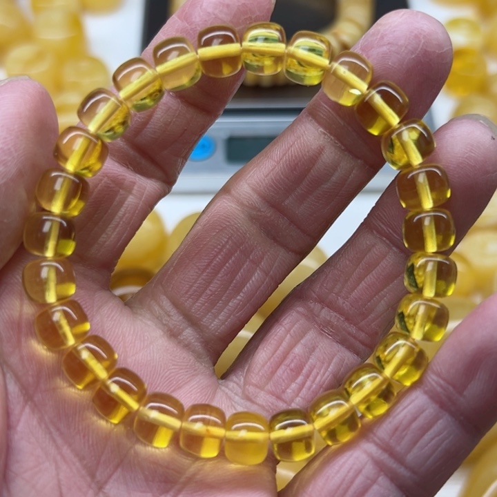 琥珀（矿物珀）手串未镶嵌