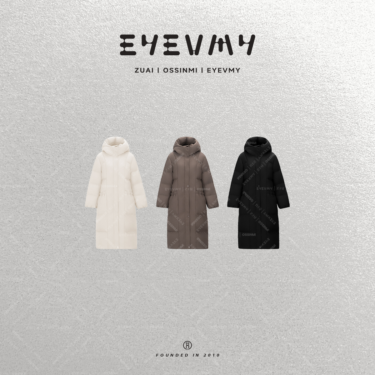 【解冻中空纱鹅绒服】90白鹅长款连帽立领H型廓形外套WT54OWK043