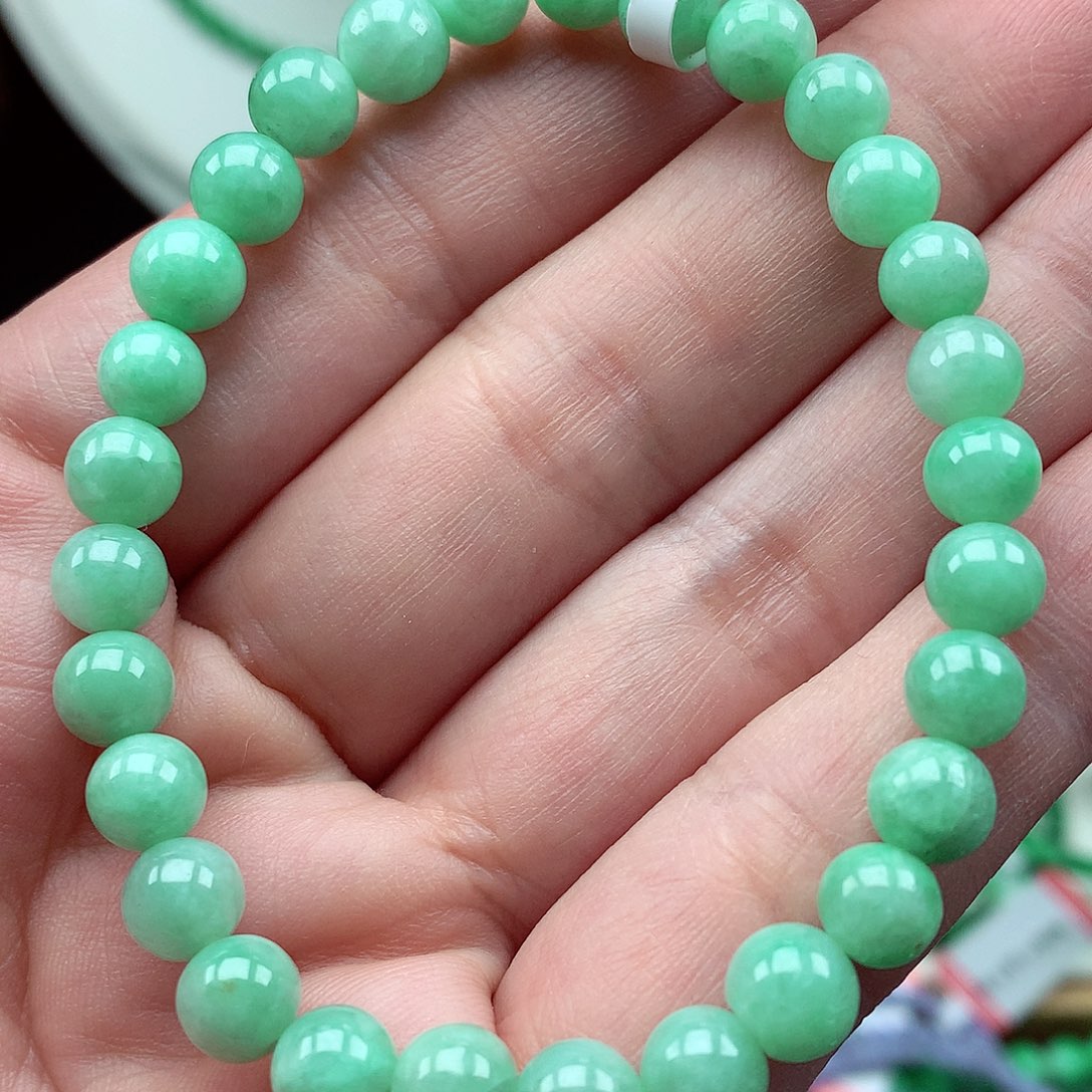 翡翠未镶嵌毛衣链翡翠