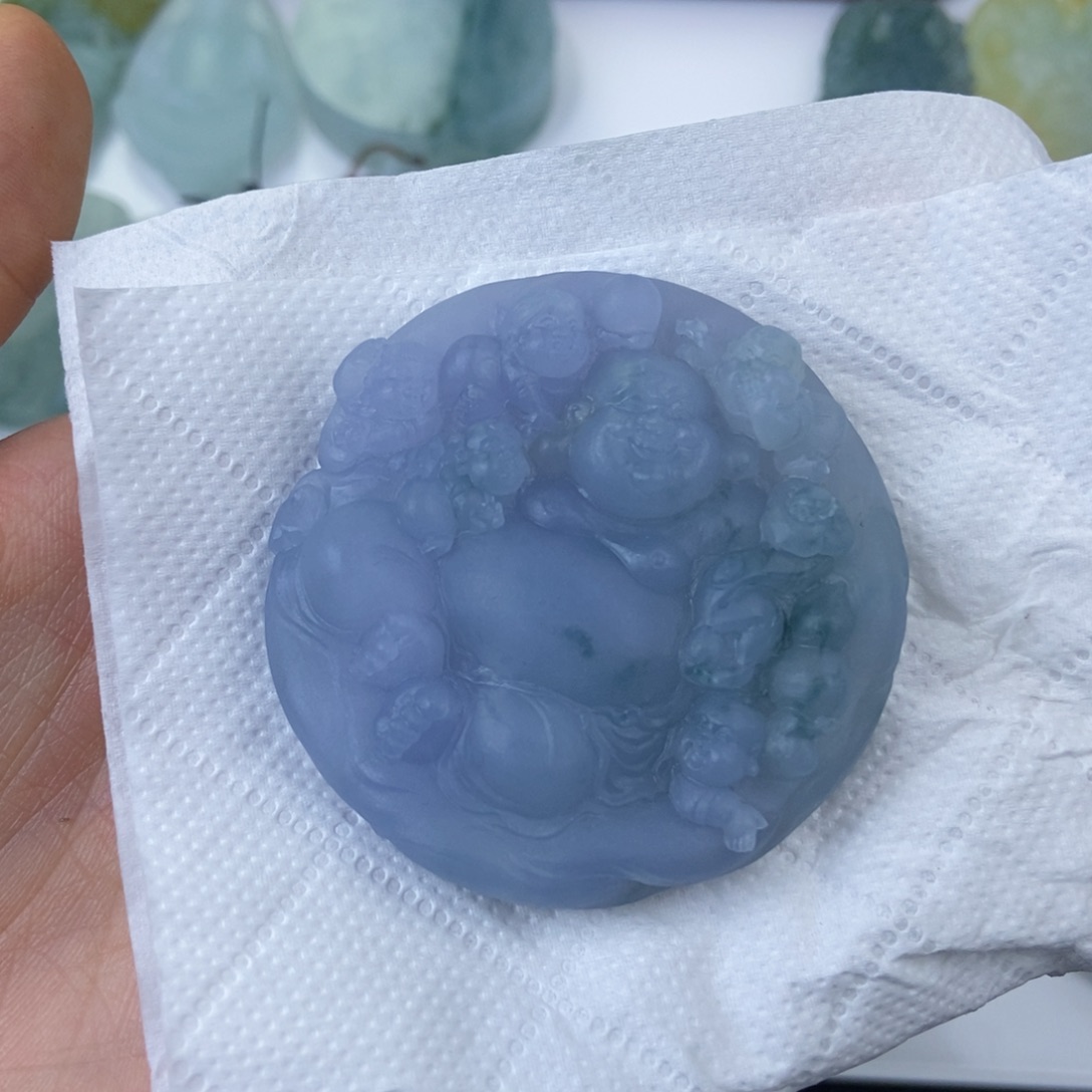 定制翡翠未镶嵌佛