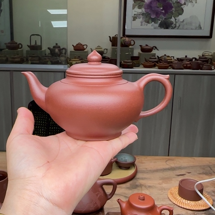茶壶紫砂紫泥（红皮龙）开播福利