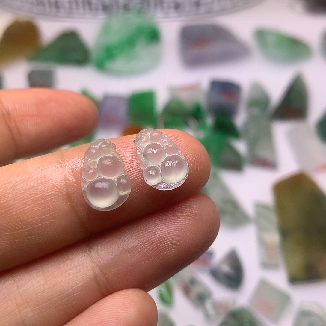 定制翡翠未镶嵌天然翡翠定制