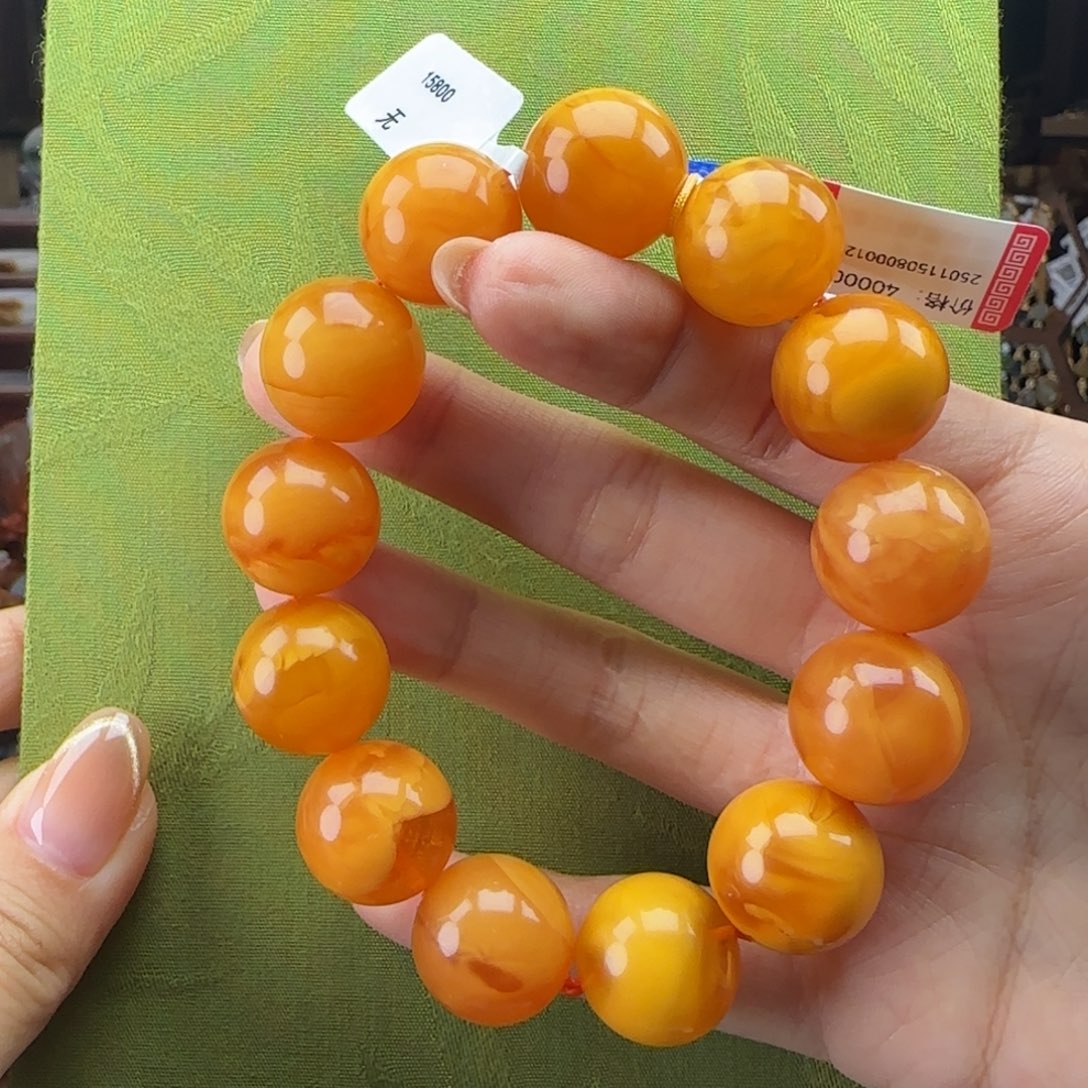 蜜蜡颈饰未镶嵌卡16.5