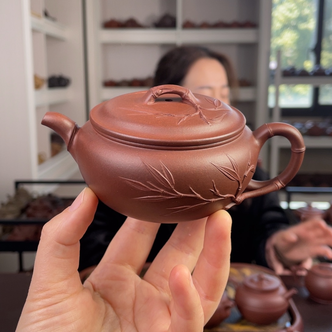 紫砂茶壶底槽清云凤200c c