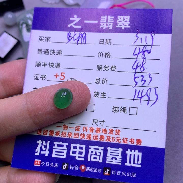 翡翠未镶嵌颈饰潮****装