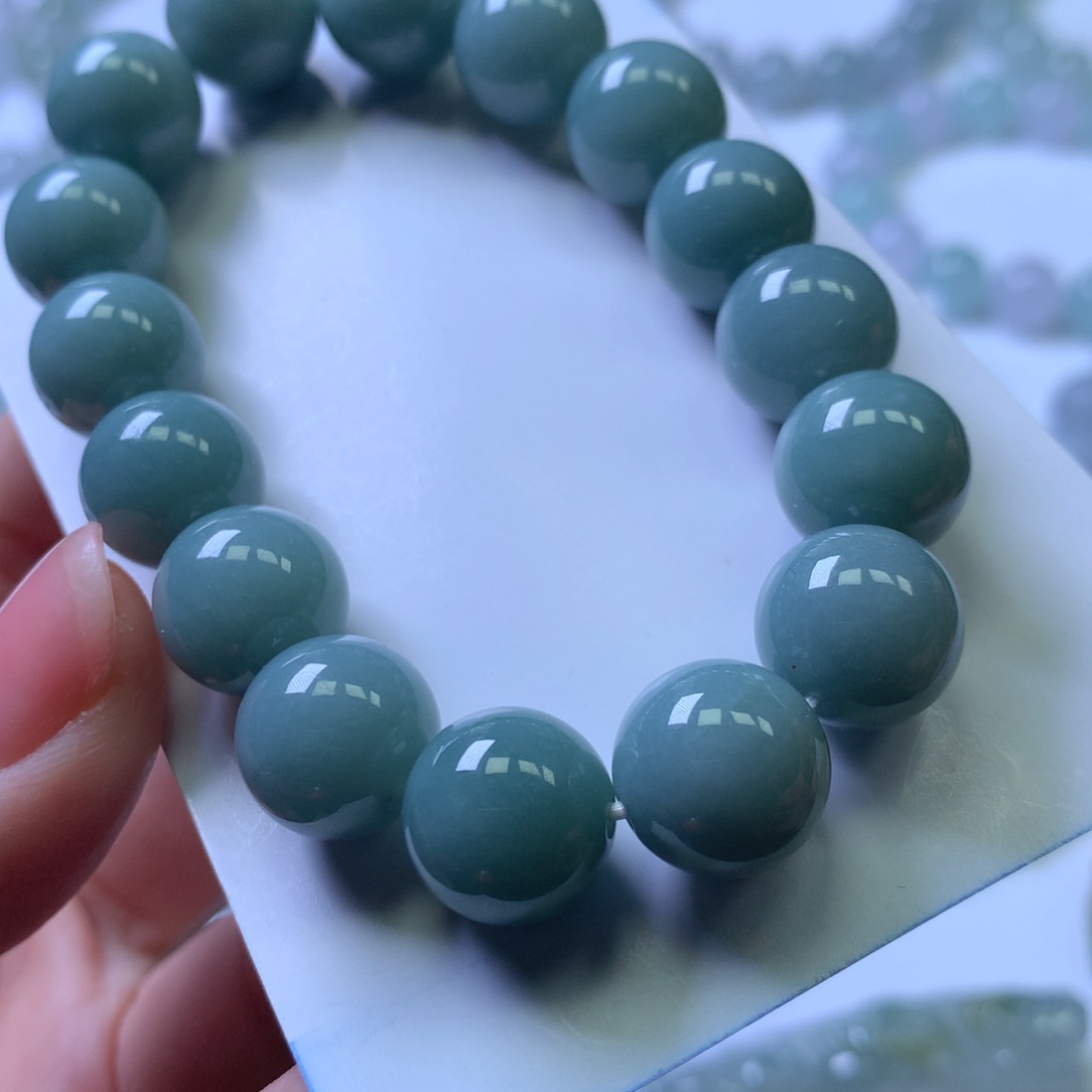 翡翠手串未镶嵌天然翡翠手串