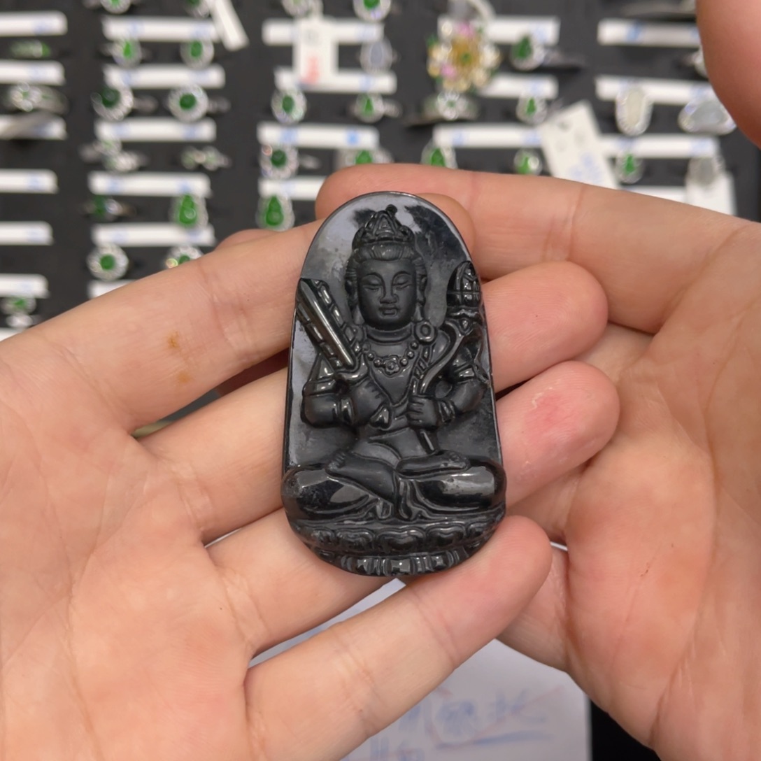 翡翠戒指未镶嵌翡翠吊坠