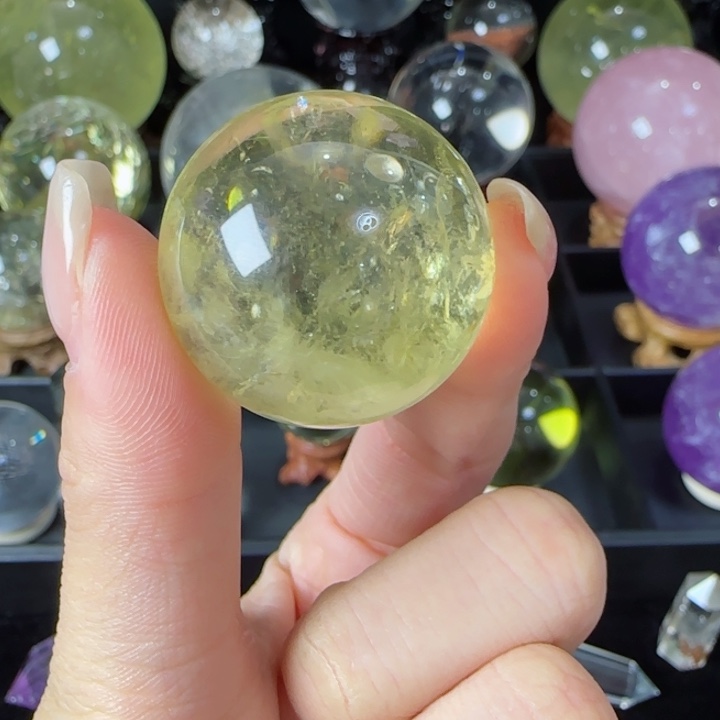 水晶天然水晶球F34未镶嵌天然