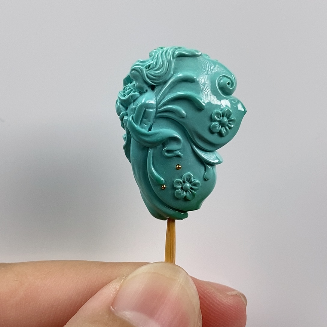 绿松石珠宝奇石未镶嵌