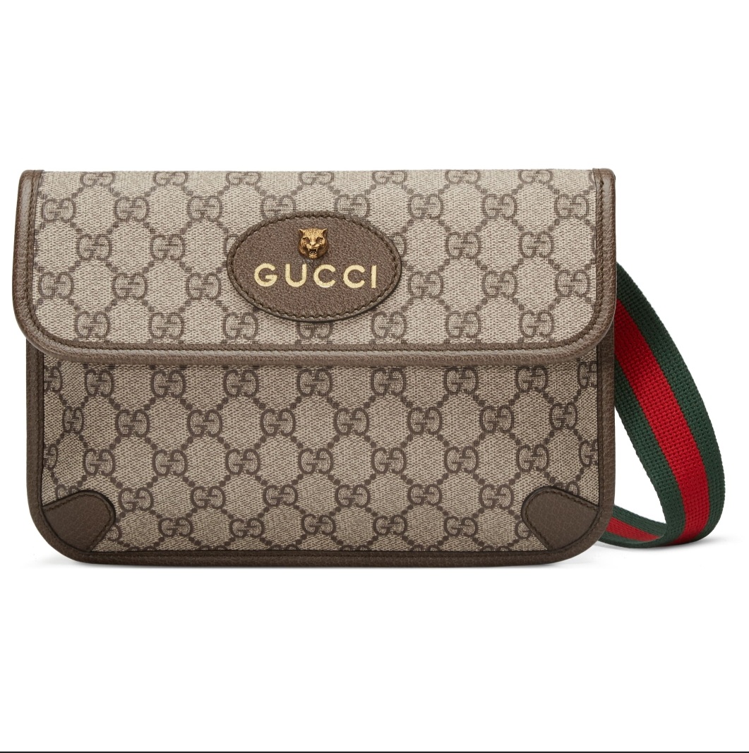 99新 GUCCI/古驰 98新经典虎头胸腰包 杨